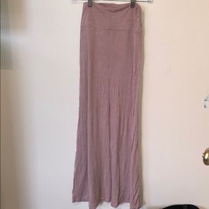 Cream maxi skirt